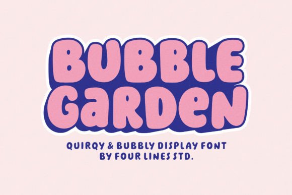 Bubble Garden: A Whimsical and Readable Font for Creative Projects