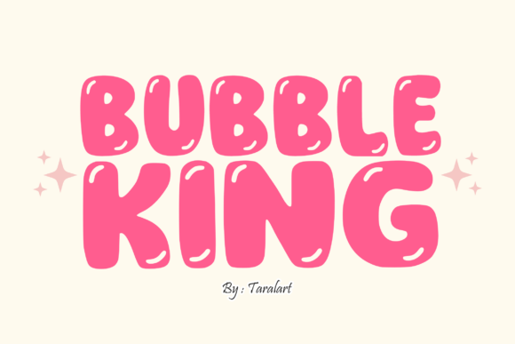 Bubble King: A Playful Font for Creative Projects