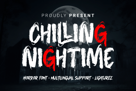 Chilling Nighttime: The Horror Font for Eerie Designs