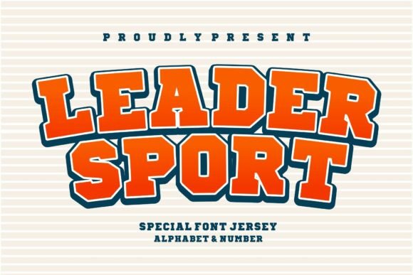 Command the Field with Leader Sport Font
