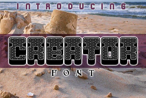 Creator Typeface: A Cheerful Deco Font for Modern Design