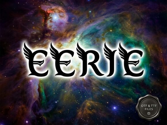 Eerie: The Gothic Font for Dramatic and Dark Designs