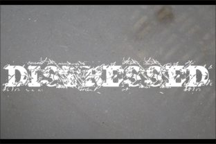 Erased Figgins Brute: Distressed Serif Font for Bold Design