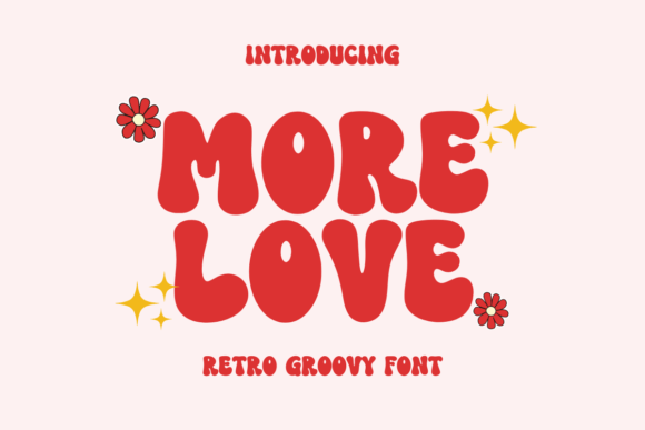 More Love: A Charming Retro Font for Heartfelt Designs