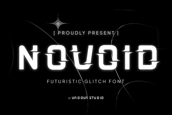 Novoid: The Futuristic Glitch Typeface for Bold Designs