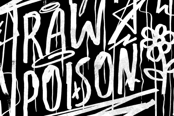 Raw Poison: A Font with Authentic, Handcrafted Edge