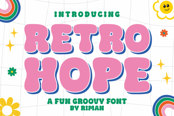 Retro Hope: A Playful Font for Vintage Flair
