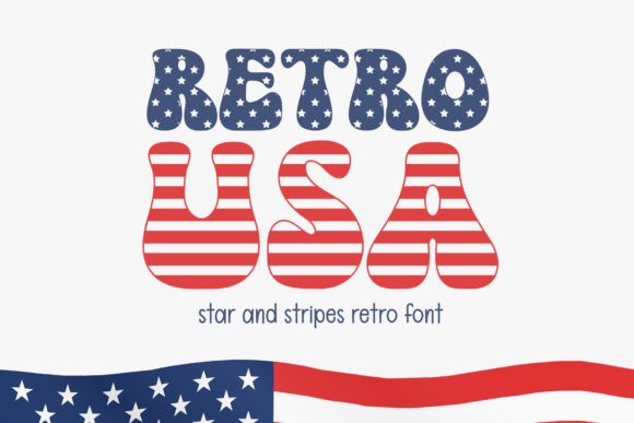 Retro Usa: A Patriotic Typeface with Vintage Charm