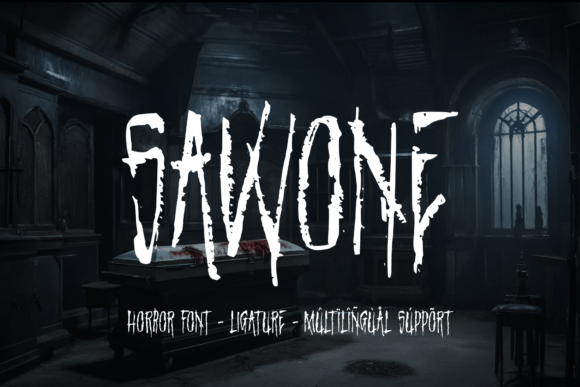 Sawone Font: The Ultimate Horror Typeface for Designers