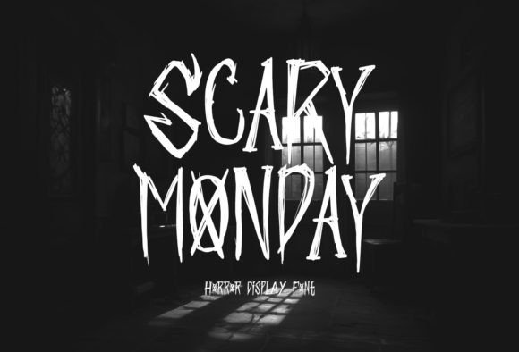 Scary Monday: A Typeface for Unsettling Designs