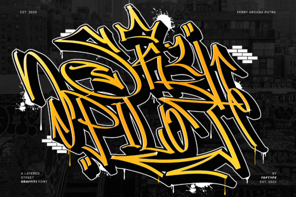 Skypilot: Authentic Street Graffiti Typography for Bold Designs