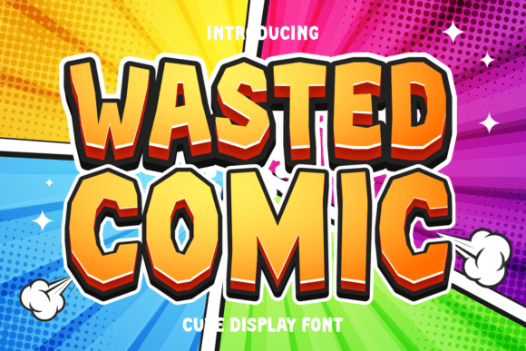 Wasted Comic: A Playful Font for Dynamic Design